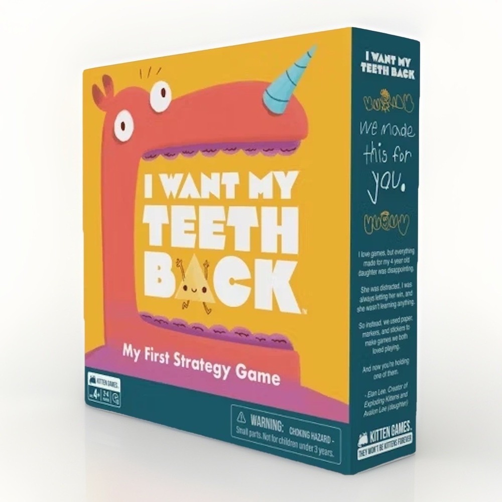 I Want My Teeth Back by Exploding Kittens Educational‎ Math Card Game for Kids